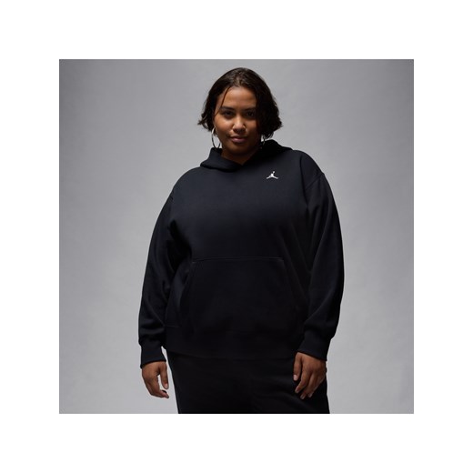 Damska bluza z kapturem Jordan Brooklyn Fleece (duże rozmiary) - Czerń ze sklepu Nike poland w kategorii Bluzy damskie - zdjęcie 178605878