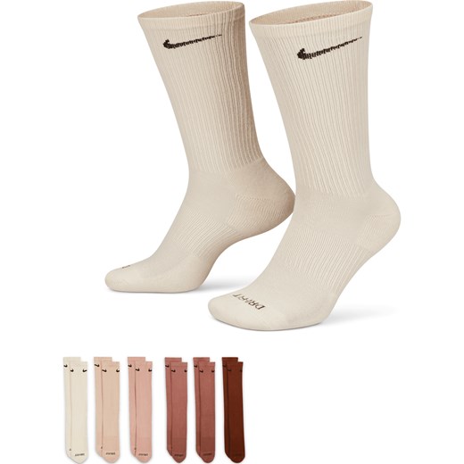 Klasyczne skarpety treningowe Nike Everyday Plus Cushioned (6 par) - Wielokolorowe ze sklepu Nike poland w kategorii Skarpetki męskie - zdjęcie 178605907