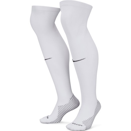 Skarpety piłkarskie do kolan Nike Dri-FIT Strike - Biel ze sklepu Nike poland w kategorii Skarpetogetry piłkarskie - zdjęcie 178605919