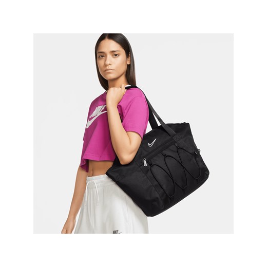 Damska torba treningowa Nike One (18 l) - Czerń ze sklepu Nike poland w kategorii Torby Shopper bag - zdjęcie 178606038