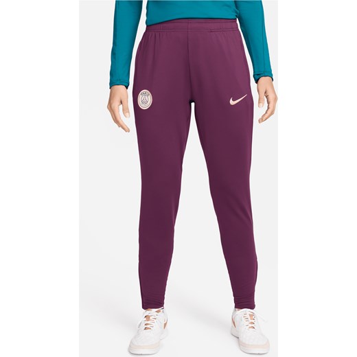 Damskie spodnie piłkarskie z dzianiny Nike Dri-FIT Paris Saint-Germain Strike - Nike XS (EU 32-34) promocyjna cena Nike poland