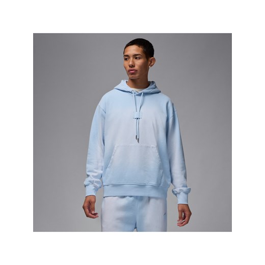 Męska bluza z kapturem Jordan Flight Fleece - Niebieski ze sklepu Nike poland w kategorii Bluzy męskie - zdjęcie 178606126
