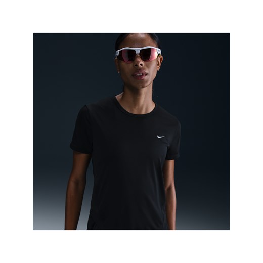 Damska koszulka z krótkim rękawem do biegania Dri-FIT Nike Tempo - Czerń ze sklepu Nike poland w kategorii Bluzki damskie - zdjęcie 178606406