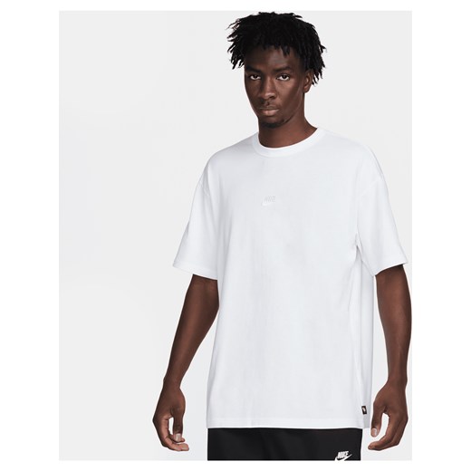 T-shirt męski Nike Sportswear Premium Essentials - Biel ze sklepu Nike poland w kategorii T-shirty męskie - zdjęcie 178606477