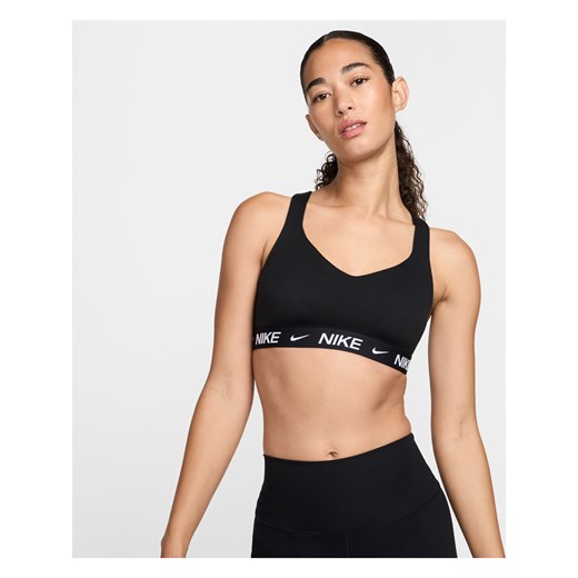 Damski regulowany stanik sportowy z wkładkami Nike Indy High Support - Czerń ze sklepu Nike poland w kategorii Biustonosze - zdjęcie 178606505