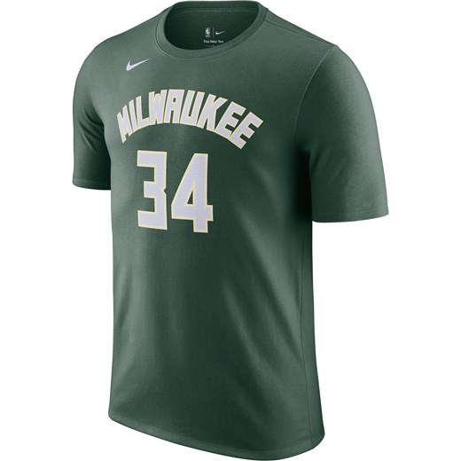 T-shirt męski Milwaukee Bucks Nike NBA - Zieleń ze sklepu Nike poland w kategorii T-shirty męskie - zdjęcie 178606506