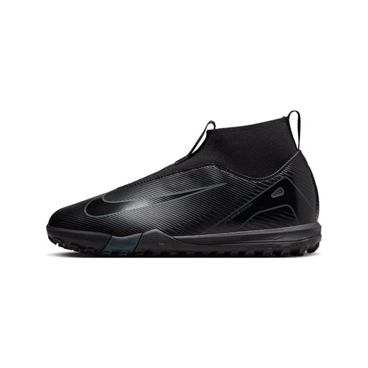 Buty piłkarskie typu high top dla małych/dużych dzieci TF Nike Jr. Mercurial Superfly 10 Academy - Czerń ze sklepu Nike poland w kategorii Buty sportowe dziecięce - zdjęcie 178606559