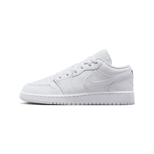 Buty dla dużych dzieci Air Jordan 1 Low - Biel ze sklepu Nike poland w kategorii Buty sportowe dziecięce - zdjęcie 178606645