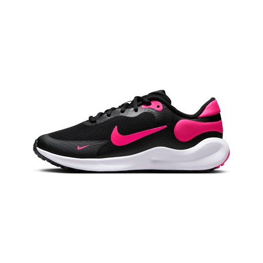 Buty do biegania po asfalcie dla dużych dzieci Nike Revolution 7 - Czerń ze sklepu Nike poland w kategorii Buty sportowe dziecięce - zdjęcie 178606675