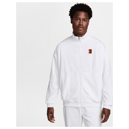 Męska kurtka do tenisa NikeCourt Heritage - Biel ze sklepu Nike poland w kategorii Bluzy męskie - zdjęcie 178606686