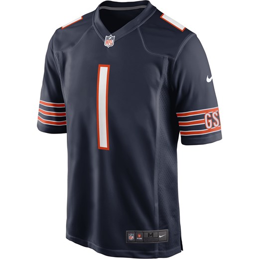 Męska koszulka meczowa do futbolu amerykańskiego NFL Chicago Bears (Justin Fields) - Niebieski ze sklepu Nike poland w kategorii T-shirty męskie - zdjęcie 178606777
