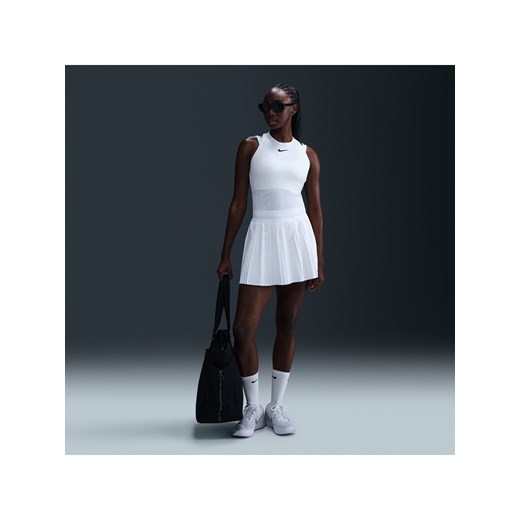 Damska plisowana spódnica tenisowa Dri-FIT NikeCourt Advantage - Biel ze sklepu Nike poland w kategorii Spódnice - zdjęcie 178606798