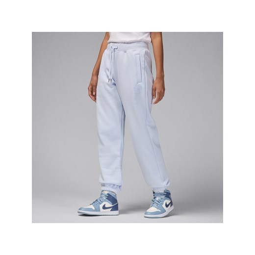 Spodnie damskie Jordan Flight Fleece - Szary ze sklepu Nike poland w kategorii Spodnie damskie - zdjęcie 178606867