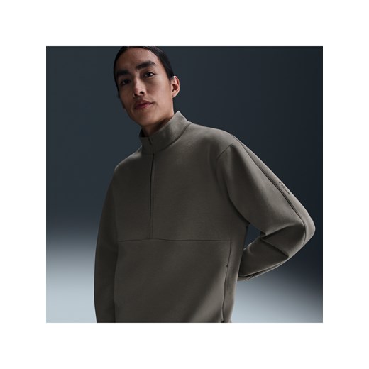 Męska bluza z zamkiem 1/2 Dri-FIT Nike 24.7 ImpossiblySoft - Szary ze sklepu Nike poland w kategorii Bluzy męskie - zdjęcie 178606929