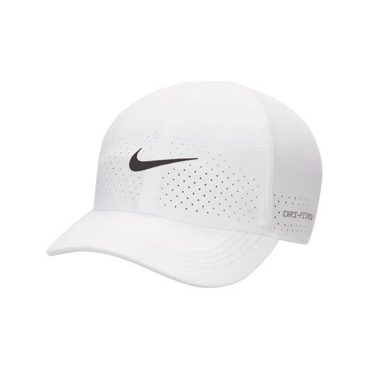Czapka tenisowa o nieusztywnianej strukturze Nike Dri-FIT ADV Club - Biel ze sklepu Nike poland w kategorii Czapki z daszkiem męskie - zdjęcie 178607038