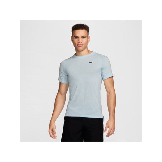 Męska koszulka z krótkim rękawem do fitnessu Dri-FIT Nike Flex Rep - Niebieski Nike L Nike poland