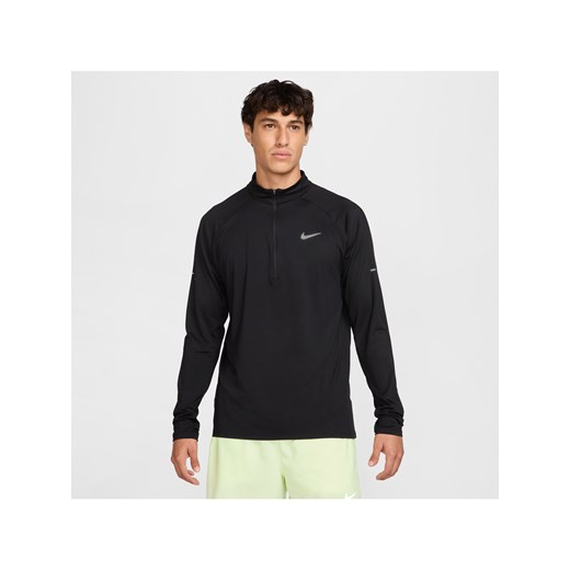Męska bluza do biegania z zamkiem 1/4 Dri-FIT Nike Stride - Czerń ze sklepu Nike poland w kategorii Bluzy męskie - zdjęcie 178607408