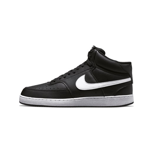 Buty męskie Nike Court Vision Mid Next Nature - Czerń ze sklepu Nike poland w kategorii Buty sportowe męskie - zdjęcie 178607527