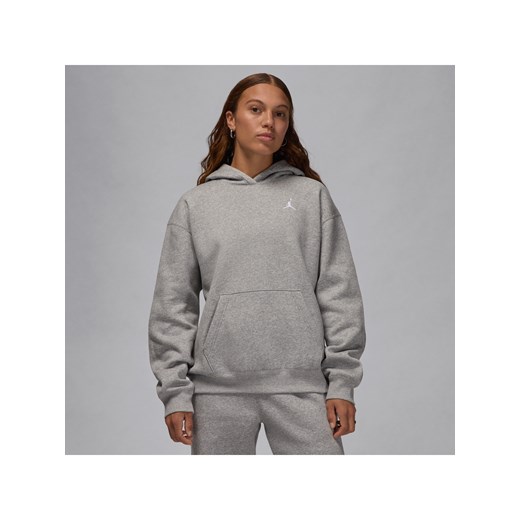 Damska bluza z kapturem Jordan Brooklyn Fleece - Szary ze sklepu Nike poland w kategorii Bluzy damskie - zdjęcie 178607696