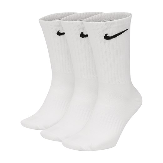 Lekkie skarpety treningowe Nike Everyday (3 pary) - Biel Nike 38-42 Nike poland