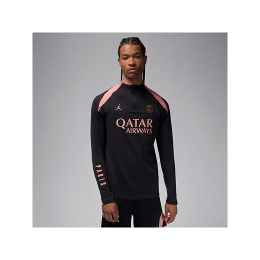 Męska treningowa koszulka piłkarska Jordan Dri-FIT Paris Saint-Germain Strike (wersja trzecia) - Czerń ze sklepu Nike poland w kategorii T-shirty męskie - zdjęcie 178608067