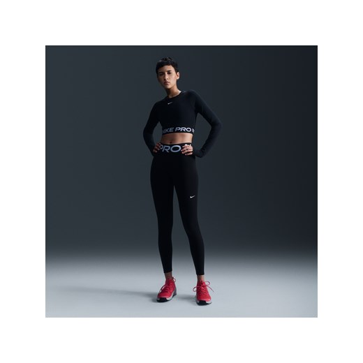 Damskie legginsy o pełnej długości z wysokim stanem Nike Pro Sculpt - Czerń ze sklepu Nike poland w kategorii Spodnie damskie - zdjęcie 178608087