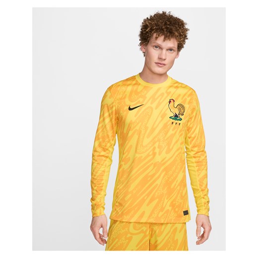 Męska koszulka piłkarska Nike Dri-FIT FFF (drużyna damska) Stadium Goalkeeper 2024/25 – replika - Żółty ze sklepu Nike poland w kategorii T-shirty męskie - zdjęcie 178608296