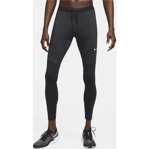 Męskie legginsy do biegania Nike Dri-FIT Phenom - Czerń ze sklepu Nike poland w kategorii Spodnie męskie - zdjęcie 178608386