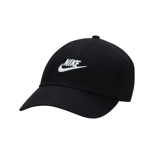 Czapka z efektem sprania Futura Nike Club - Czerń ze sklepu Nike poland w kategorii Czapki z daszkiem męskie - zdjęcie 178608489