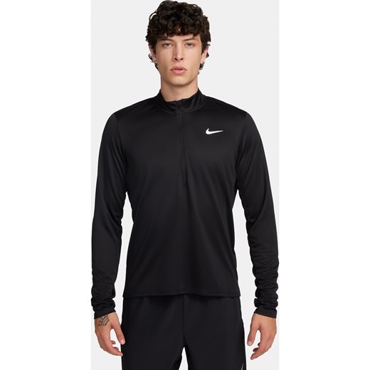 Męska koszulka do biegania z zamkiem 1/2 Dri-FIT Nike Pacer - Czerń ze sklepu Nike poland w kategorii T-shirty męskie - zdjęcie 178608758