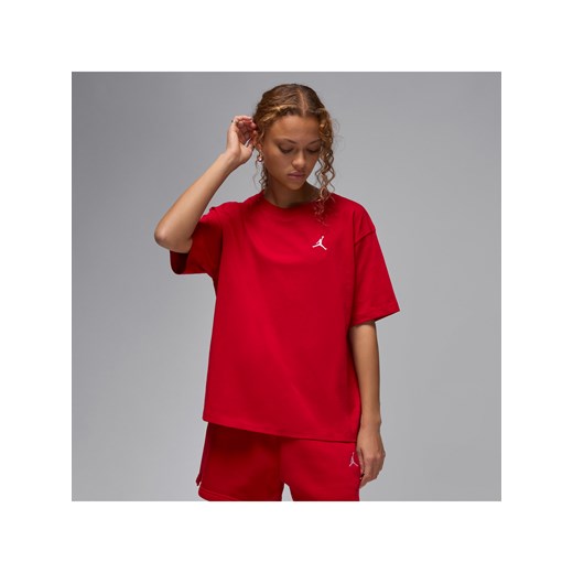 Koszulka damska Jordan Essentials - Czerwony ze sklepu Nike poland w kategorii Bluzki damskie - zdjęcie 178608788