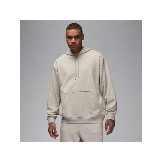Męska bluza z kapturem Dri-FIT Jordan Sport Crossover - Szary ze sklepu Nike poland w kategorii Bluzy męskie - zdjęcie 178608858