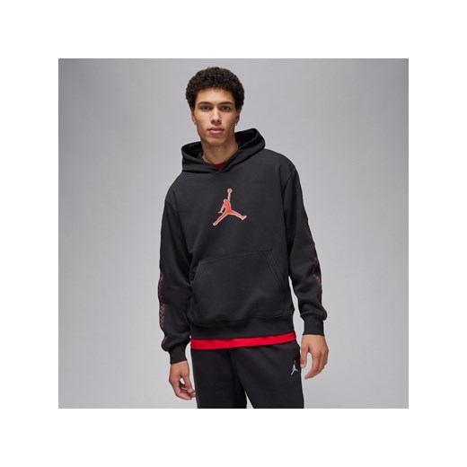 Męska dzianinowa bluza z kapturem Jordan Flight MVP - Czerń ze sklepu Nike poland w kategorii Bluzy męskie - zdjęcie 178608895