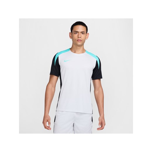 Męska koszulka piłkarska z krótkim rękawem Dri-FIT Nike Strike - Szary ze sklepu Nike poland w kategorii T-shirty męskie - zdjęcie 178608898
