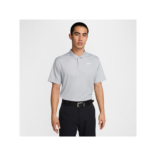 Męska koszulka polo do golfa Nike Dri-FIT Victory - Szary ze sklepu Nike poland w kategorii T-shirty męskie - zdjęcie 178609069