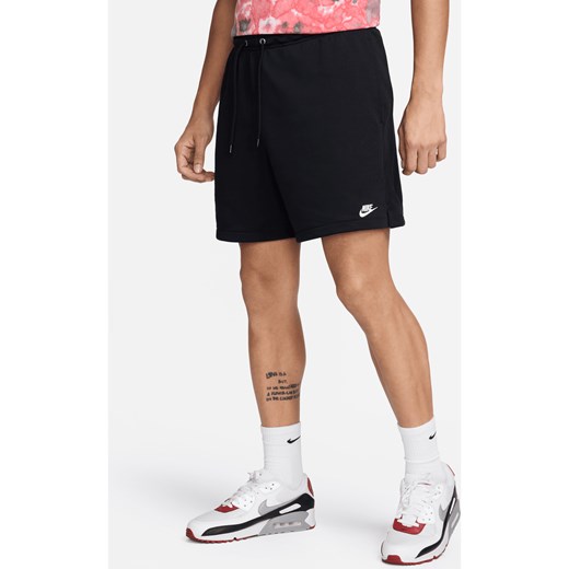 Męskie luźne spodenki z dzianiny dresowej Nike Club - Czerń ze sklepu Nike poland w kategorii Spodenki męskie - zdjęcie 178609336