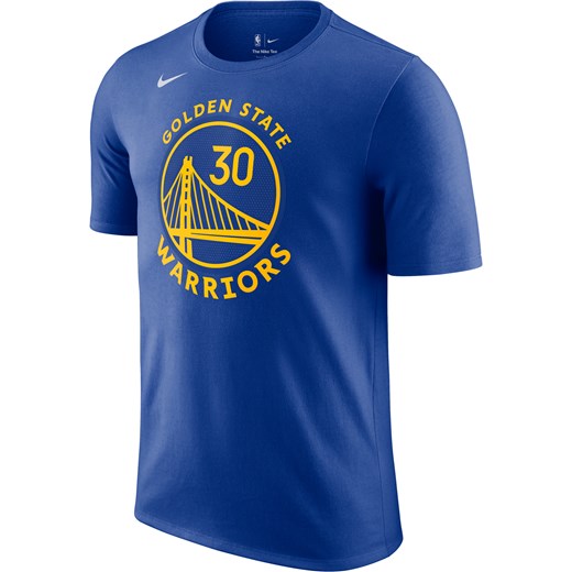 T-shirt męski NBA Nike Golden State Warriors - Niebieski ze sklepu Nike poland w kategorii T-shirty męskie - zdjęcie 178609487