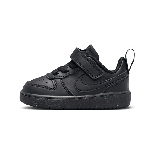 Buty dla niemowląt i maluchów Nike Court Borough Low Recraft - Czerń ze sklepu Nike poland w kategorii Buty sportowe dziecięce - zdjęcie 178609735