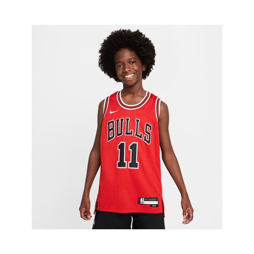 Koszulka dla dużych dzieci Nike NBA Swingman Chicago Bulls 2023/24 Icon Edition - Czerwony ze sklepu Nike poland w kategorii T-shirty chłopięce - zdjęcie 178609799