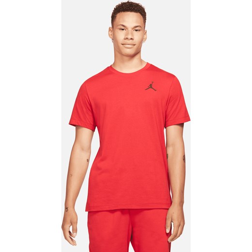 Męski T-shirt z krótkim rękawem Jordan Jumpman - Czerwony ze sklepu Nike poland w kategorii T-shirty męskie - zdjęcie 178610157