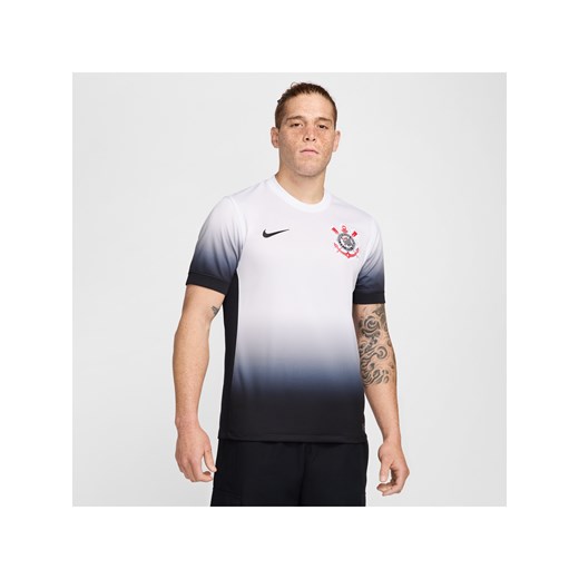 Męska koszulka piłkarska Nike Dri-FIT S.C. Corinthians Stadium 2024/25 (wersja domowa) – replika - Biel ze sklepu Nike poland w kategorii T-shirty męskie - zdjęcie 178610169