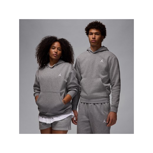 Męska bluza z kapturem Jordan Brooklyn Fleece - Szary ze sklepu Nike poland w kategorii Bluzy męskie - zdjęcie 178610305