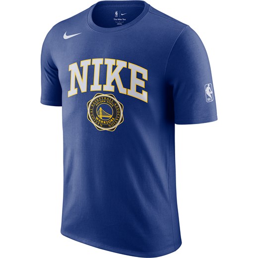 T-shirt męski Nike NBA Golden State Warriors Essential - Niebieski ze sklepu Nike poland w kategorii T-shirty męskie - zdjęcie 178610317