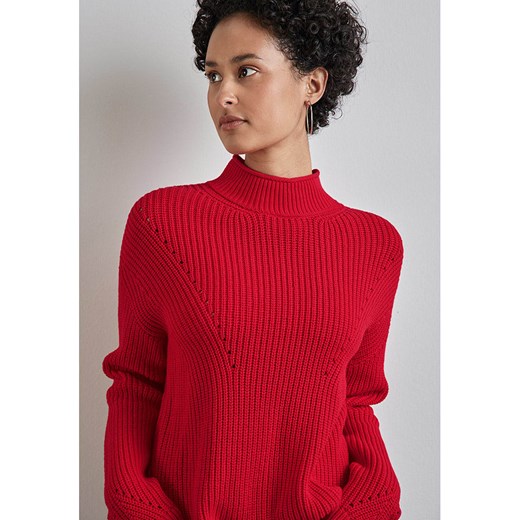 Street One Sweter w kolorze czerwonym ze sklepu Limango Polska w kategorii Swetry damskie - zdjęcie 178610519