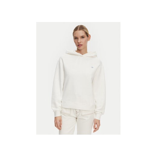 Tommy Hilfiger Bluza Contrast Flag WW0WW45979 Biały Regular Fit ze sklepu MODIVO w kategorii Bluzy damskie - zdjęcie 178610766