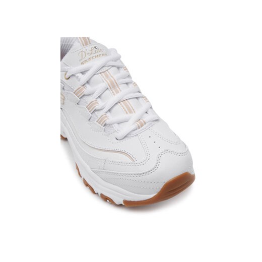 Buty sportowe damskie Skechers sneakersy wiązane płaskie