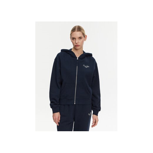 Tommy Hilfiger Bluza WW0WW44632 Granatowy Regular Fit ze sklepu MODIVO w kategorii Bluzy damskie - zdjęcie 178611286