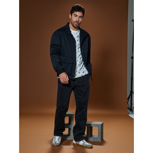 T-shirt męski Sinsay w nadruki 