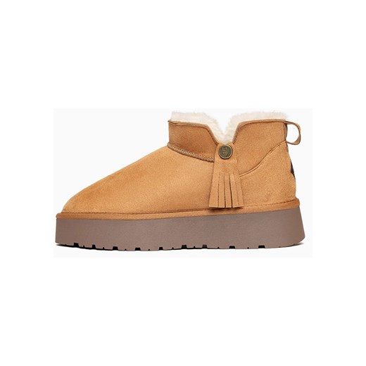 Śniegowce damskie Island Boot tkaninowe casual na jesień 