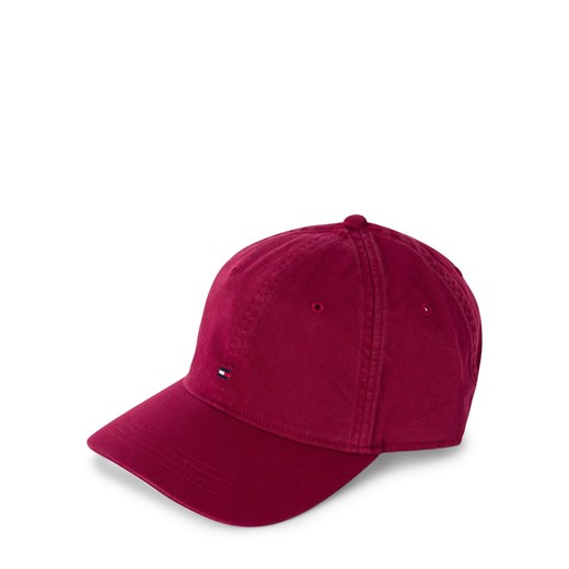 Tommy Hilfiger Męska czapka z daszkiem - Flag Soft 6 Panel Cap Mężczyźni Bawełna bordowy jednolity ze sklepu vangraaf w kategorii Czapki z daszkiem męskie - zdjęcie 178615087